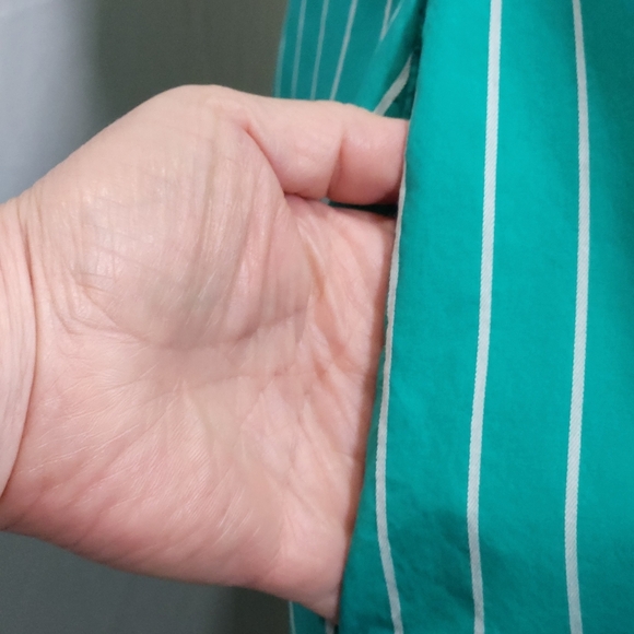 a new day Green Pleated Tie Front Sundress Resortwear,vacation,travel - Picture 4 of 10